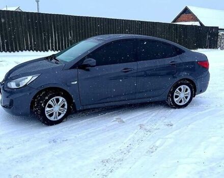 Серый Хендай Акцент, объемом двигателя 1.4 л и пробегом 205 тыс. км за 5850 $, фото 5 на Automoto.ua