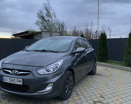 Серый Хендай Акцент, объемом двигателя 1.4 л и пробегом 110 тыс. км за 6950 $, фото 4 на Automoto.ua