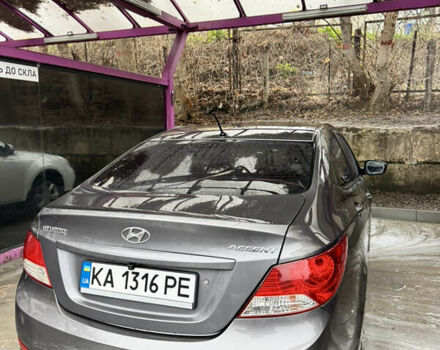Серый Хендай Акцент, объемом двигателя 1.4 л и пробегом 175 тыс. км за 8000 $, фото 4 на Automoto.ua