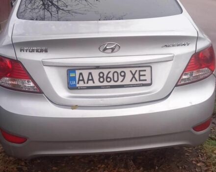 Серый Хендай Акцент, объемом двигателя 1.4 л и пробегом 275 тыс. км за 5800 $, фото 2 на Automoto.ua
