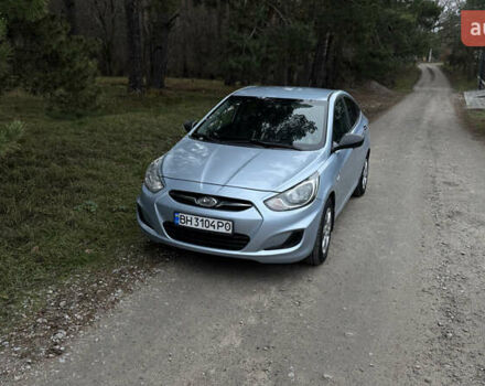 Серый Хендай Акцент, объемом двигателя 1.4 л и пробегом 127 тыс. км за 7000 $, фото 11 на Automoto.ua