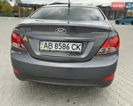 Серый Хендай Акцент, объемом двигателя 1.4 л и пробегом 155 тыс. км за 8150 $, фото 12 на Automoto.ua
