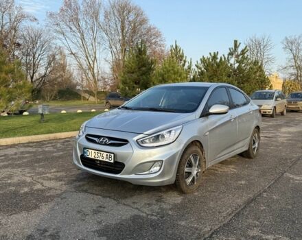 Серый Хендай Акцент, объемом двигателя 1.4 л и пробегом 142 тыс. км за 6900 $, фото 8 на Automoto.ua