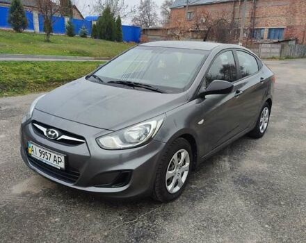 Серый Хендай Акцент, объемом двигателя 1.4 л и пробегом 108 тыс. км за 7500 $, фото 4 на Automoto.ua