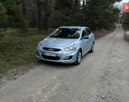 Серый Хендай Акцент, объемом двигателя 1.4 л и пробегом 127 тыс. км за 7000 $, фото 9 на Automoto.ua