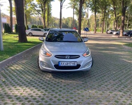 Серый Хендай Акцент, объемом двигателя 1.4 л и пробегом 117 тыс. км за 10100 $, фото 1 на Automoto.ua