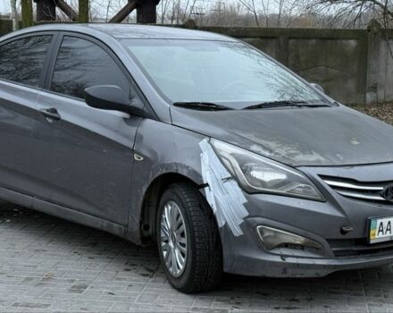 Серый Хендай Акцент, объемом двигателя 1.4 л и пробегом 170 тыс. км за 5700 $, фото 7 на Automoto.ua