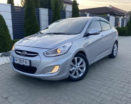 Серый Хендай Акцент, объемом двигателя 1.4 л и пробегом 86 тыс. км за 10950 $, фото 2 на Automoto.ua