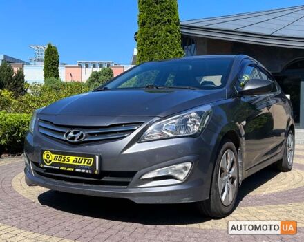 Серый Хендай Акцент, объемом двигателя 1.4 л и пробегом 109 тыс. км за 9700 $, фото 2 на Automoto.ua