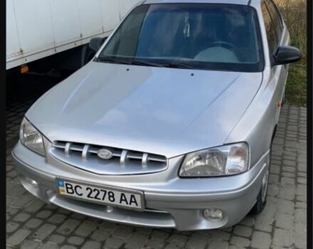 Сірий Хендай Акцент, об'ємом двигуна 1.3 л та пробігом 180 тис. км за 2150 $, фото 1 на Automoto.ua