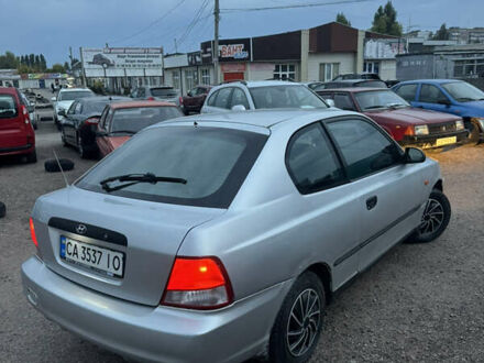 Серый Хендай Акцент, объемом двигателя 1.34 л и пробегом 348 тыс. км за 1600 $, фото 1 на Automoto.ua