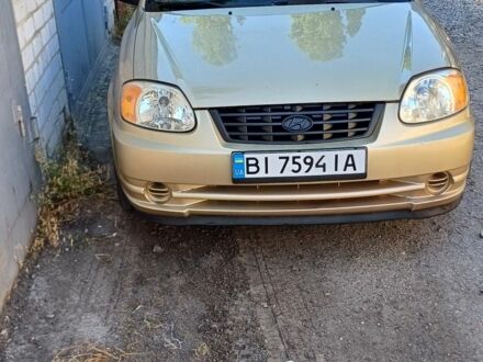 Серый Хендай Акцент, объемом двигателя 0 л и пробегом 212 тыс. км за 3500 $, фото 1 на Automoto.ua