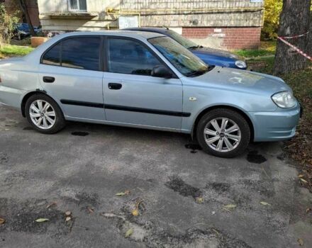 Сірий Хендай Акцент, об'ємом двигуна 1.5 л та пробігом 145 тис. км за 3400 $, фото 1 на Automoto.ua