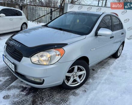 Серый Хендай Акцент, объемом двигателя 1.4 л и пробегом 145 тыс. км за 5500 $, фото 1 на Automoto.ua