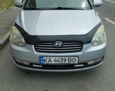 Сірий Хендай Акцент, об'ємом двигуна 1.4 л та пробігом 345 тис. км за 4300 $, фото 1 на Automoto.ua