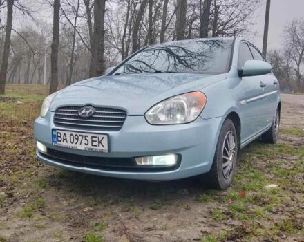 Серый Хендай Акцент, объемом двигателя 1.4 л и пробегом 187 тыс. км за 4850 $, фото 1 на Automoto.ua