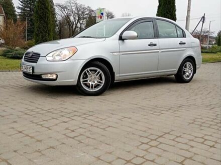 Серый Хендай Акцент, объемом двигателя 1.4 л и пробегом 73 тыс. км за 6600 $, фото 1 на Automoto.ua