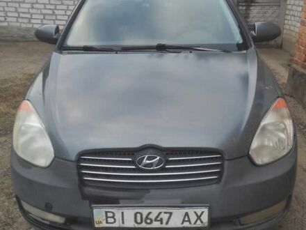 Хендай Акцент 2008 в Кременчуге на Automoto.ua Серый Хендай Акцент, объемом двигателя 1.4 л и пробегом 424 тыс. км за 4500 $, фото 1 на Automoto.ua