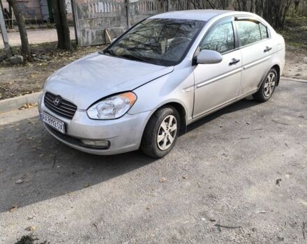 Серый Хендай Акцент, объемом двигателя 1.4 л и пробегом 120 тыс. км за 3600 $, фото 1 на Automoto.ua