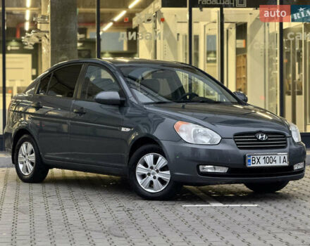 Серый Хендай Акцент, объемом двигателя 1.5 л и пробегом 155 тыс. км за 5200 $, фото 1 на Automoto.ua
