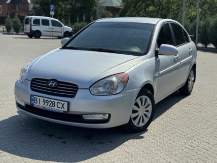 Хендай Акцент 2008 в Полтаве на Automoto.ua Серый Хендай Акцент, объемом двигателя 1.6 л и пробегом 156 тыс. км за 5700 $, фото 1 на Automoto.ua