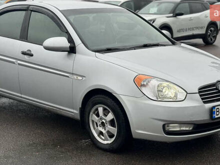 Серый Хендай Акцент, объемом двигателя 1.4 л и пробегом 260 тыс. км за 4500 $, фото 1 на Automoto.ua