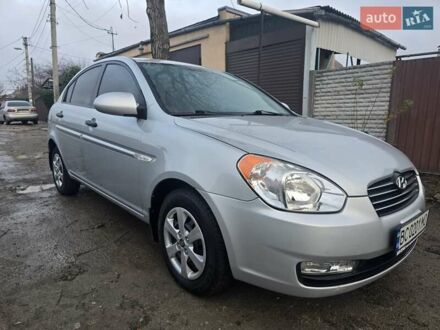 Сірий Хендай Акцент, об'ємом двигуна 1.4 л та пробігом 82 тис. км за 6600 $, фото 1 на Automoto.ua