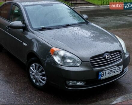 Серый Хендай Акцент, объемом двигателя 1.4 л и пробегом 194 тыс. км за 4800 $, фото 1 на Automoto.ua
