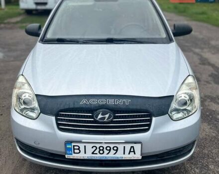 Сірий Хендай Акцент, об'ємом двигуна 1.4 л та пробігом 220 тис. км за 4900 $, фото 1 на Automoto.ua