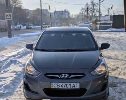 Серый Хендай Акцент, объемом двигателя 1.4 л и пробегом 175 тыс. км за 6700 $, фото 1 на Automoto.ua