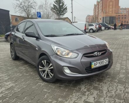 Серый Хендай Акцент, объемом двигателя 1.4 л и пробегом 98 тыс. км за 8300 $, фото 1 на Automoto.ua