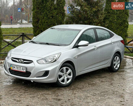 Серый Хендай Акцент, объемом двигателя 1.4 л и пробегом 38 тыс. км за 7700 $, фото 1 на Automoto.ua