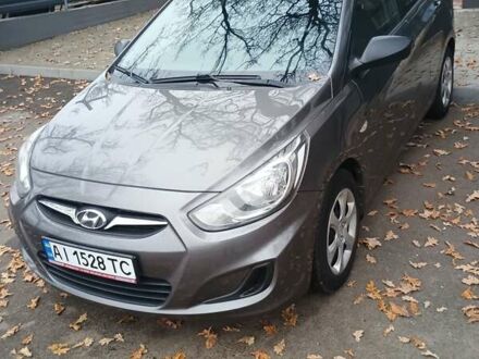 Серый Хендай Акцент, объемом двигателя 1.4 л и пробегом 128 тыс. км за 7150 $, фото 1 на Automoto.ua