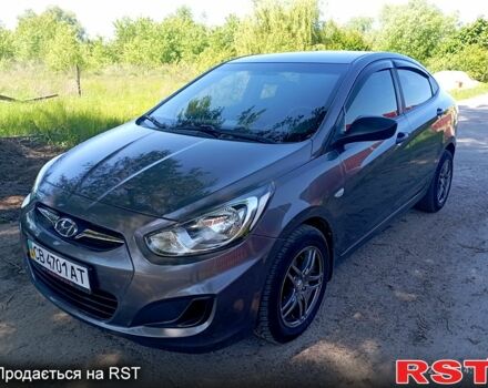 Серый Хендай Акцент, объемом двигателя 1.4 л и пробегом 173 тыс. км за 6300 $, фото 1 на Automoto.ua