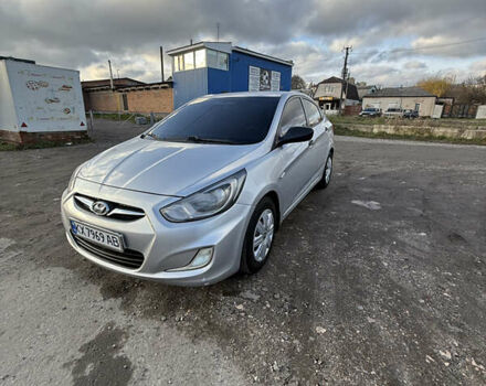 Серый Хендай Акцент, объемом двигателя 1.4 л и пробегом 242 тыс. км за 6100 $, фото 1 на Automoto.ua