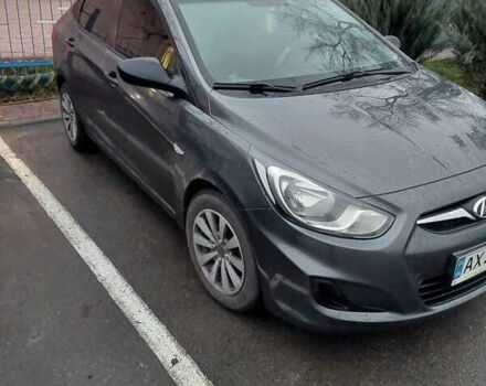 Серый Хендай Акцент, объемом двигателя 1.4 л и пробегом 165 тыс. км за 6500 $, фото 1 на Automoto.ua