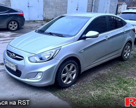Серый Хендай Акцент, объемом двигателя 1.4 л и пробегом 191 тыс. км за 6600 $, фото 1 на Automoto.ua