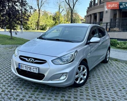 Сірий Хендай Акцент, об'ємом двигуна 1.4 л та пробігом 116 тис. км за 7700 $, фото 1 на Automoto.ua
