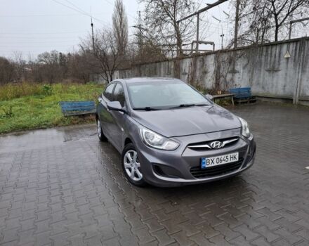 Серый Хендай Акцент, объемом двигателя 1.4 л и пробегом 133 тыс. км за 6500 $, фото 1 на Automoto.ua