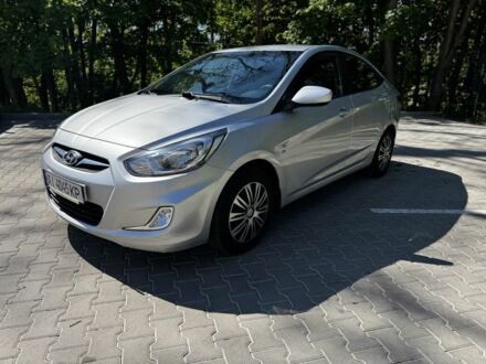 Хендай Акцент 2012 в Обухове на Automoto.ua Серый Хендай Акцент, объемом двигателя 1.6 л и пробегом 260 тыс. км за 6000 $, фото 1 на Automoto.ua