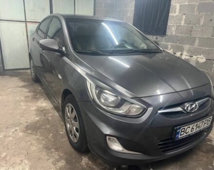 Серый Хендай Акцент, объемом двигателя 1.4 л и пробегом 180 тыс. км за 6100 $, фото 1 на Automoto.ua