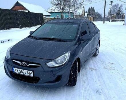 Серый Хендай Акцент, объемом двигателя 1.4 л и пробегом 205 тыс. км за 5850 $, фото 1 на Automoto.ua