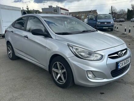 Серый Хендай Акцент, объемом двигателя 1.4 л и пробегом 166 тыс. км за 7150 $, фото 1 на Automoto.ua