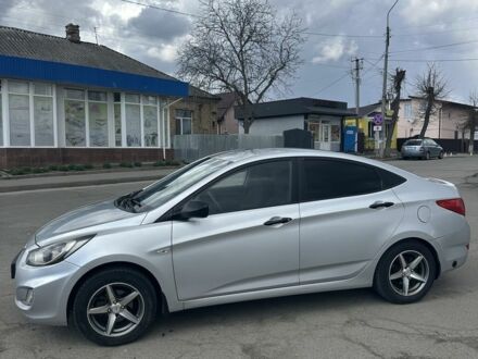 Серый Хендай Акцент, объемом двигателя 1.4 л и пробегом 166 тыс. км за 7150 $, фото 1 на Automoto.ua