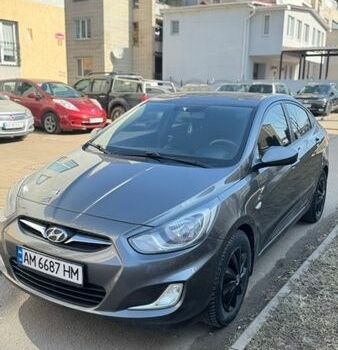 Серый Хендай Акцент, объемом двигателя 1.4 л и пробегом 208 тыс. км за 7100 $, фото 1 на Automoto.ua