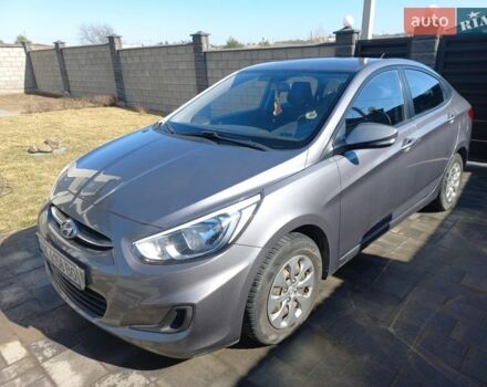 Серый Хендай Акцент, объемом двигателя 1.37 л и пробегом 108 тыс. км за 9400 $, фото 1 на Automoto.ua