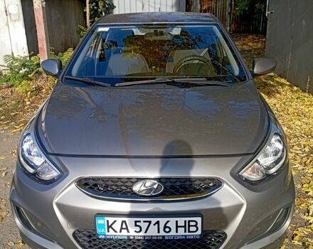 Серый Хендай Акцент, объемом двигателя 1.4 л и пробегом 92 тыс. км за 9000 $, фото 1 на Automoto.ua