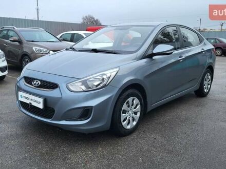 Сірий Хендай Акцент, об'ємом двигуна 1.4 л та пробігом 97 тис. км за 9500 $, фото 1 на Automoto.ua