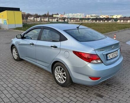 Синий Хендай Акцент, объемом двигателя 1.4 л и пробегом 220 тыс. км за 6700 $, фото 3 на Automoto.ua
