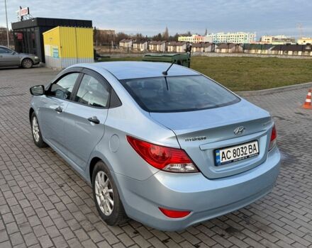 Синий Хендай Акцент, объемом двигателя 1.4 л и пробегом 220 тыс. км за 6700 $, фото 2 на Automoto.ua